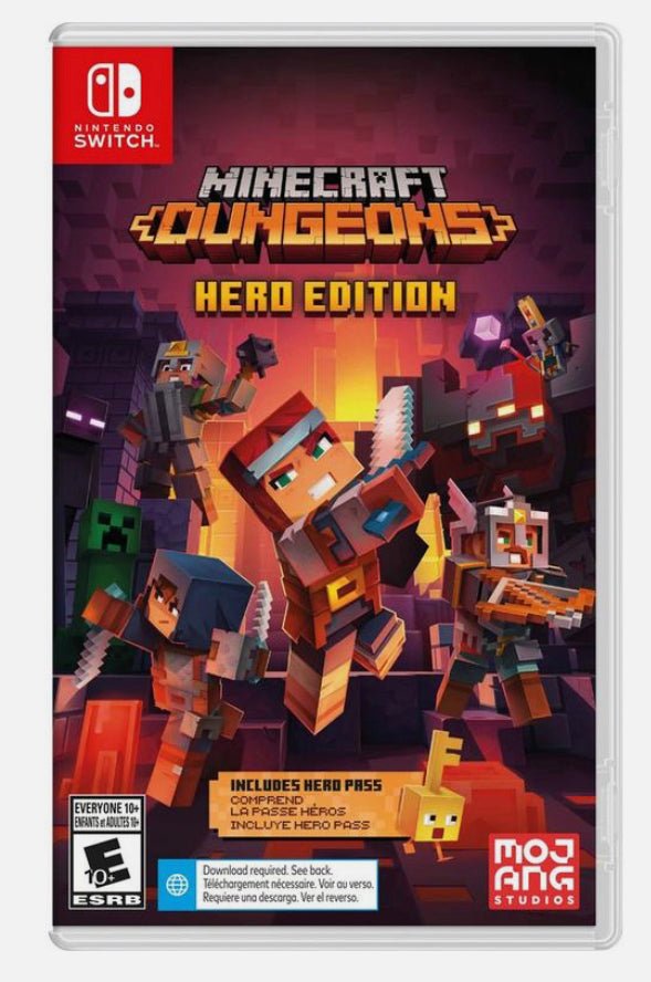 Minecraft Dungeons: Hero Edition - New - Nintendo Switch