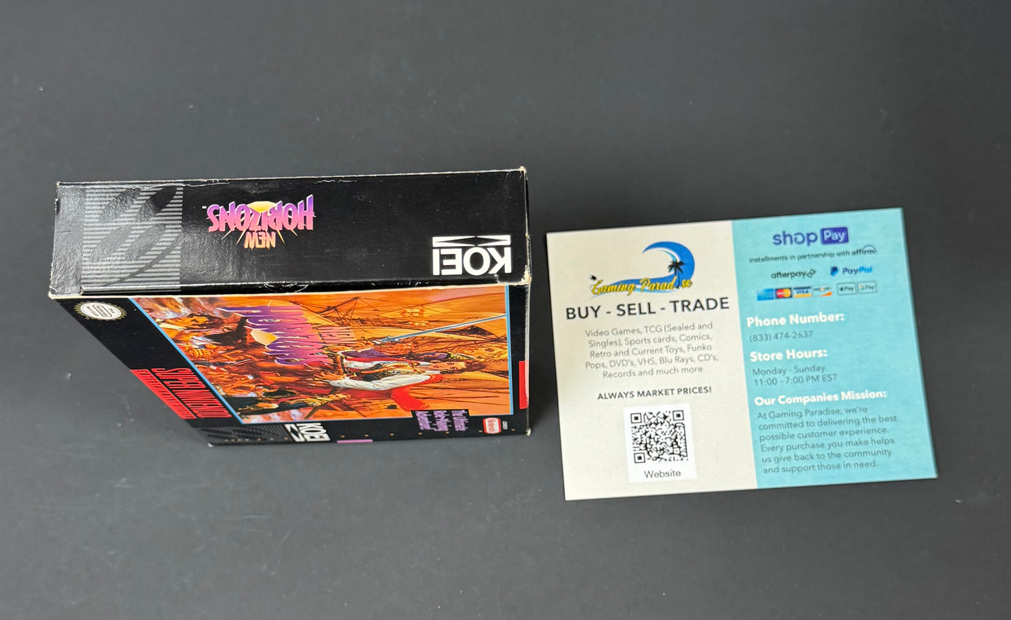 Uncharted Waters New Horizons Super Nintendo CL 01