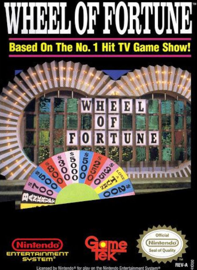Wheel Of Fortune - Cart Only - NES