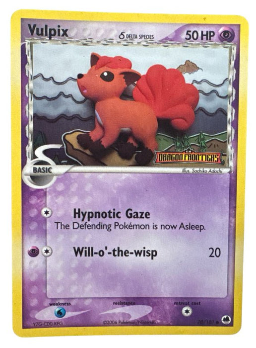 Vulpix (Dragon Frontiers) - 70/101 (Holofoil) - MP