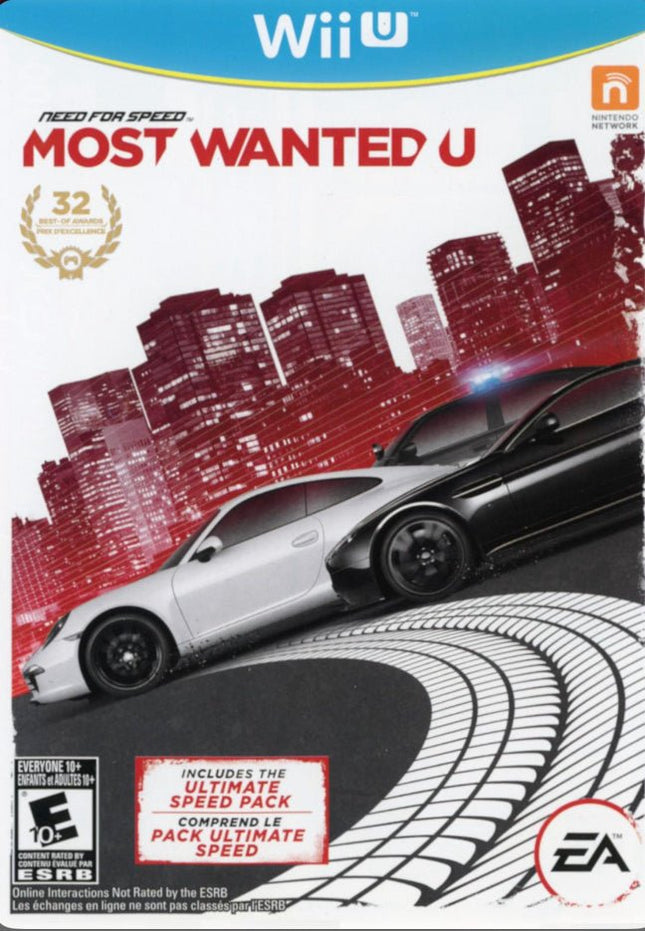 Need For Speed Most Wanted - Complete In Box - Wii U