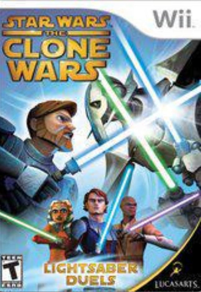 Star Wars: The Clone Wars Lightsaber Duels - Complete In Box - Nintendo Wii