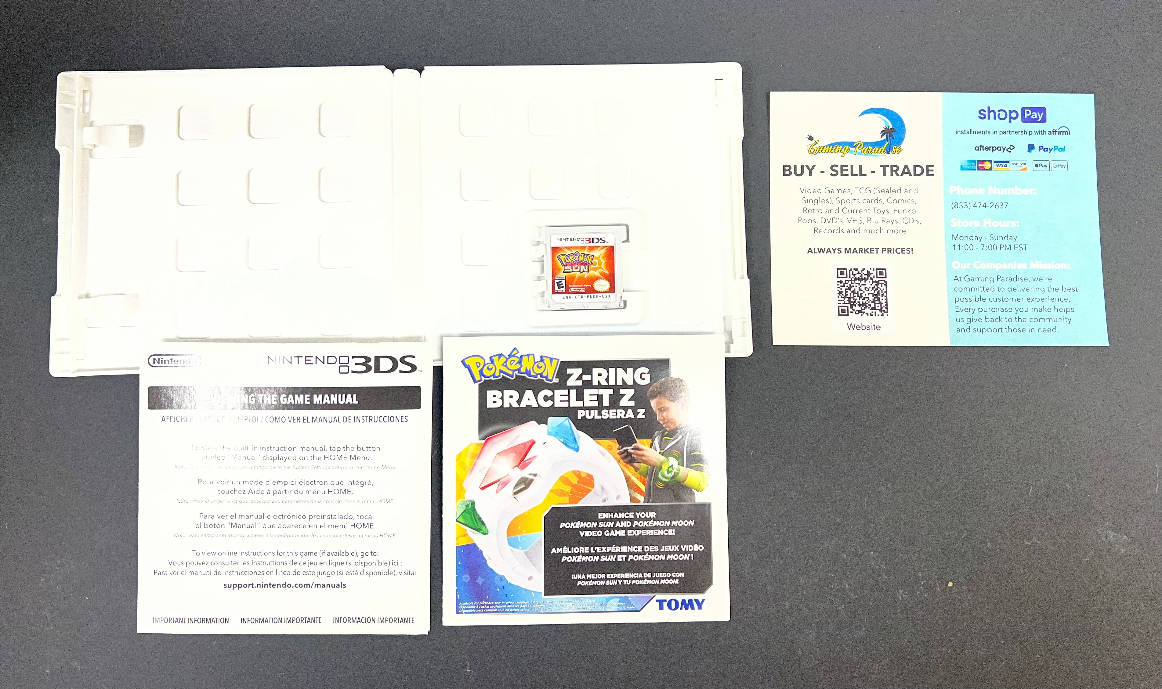 Pokemon Sun Nintendo 3DS CL 01