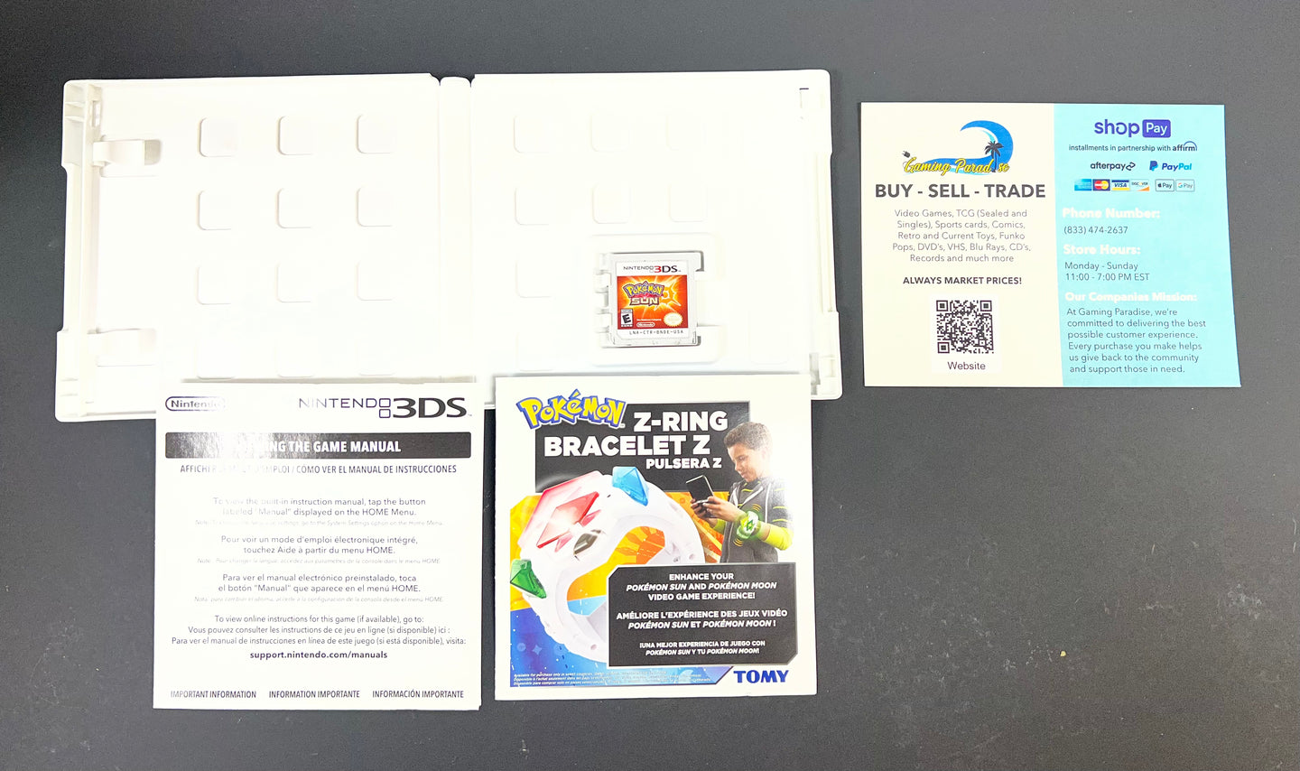 Pokemon Sun Nintendo 3DS CL 01