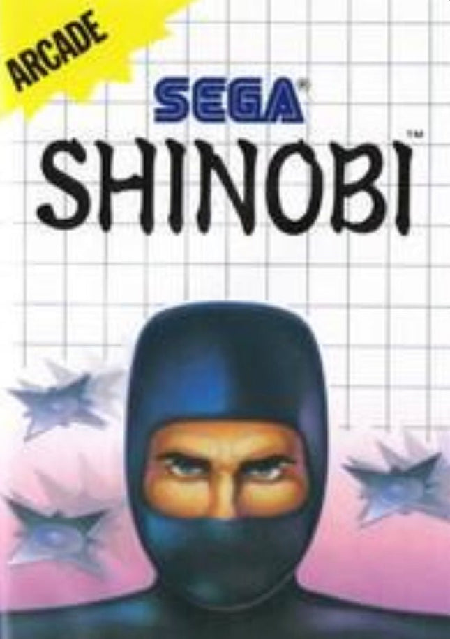 Shinobi - Box And Cart - Sega Master System