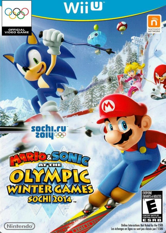 Mario & Sonic At The Olympic Winter Games Sochi 2014 - Complete In Box - Wii U