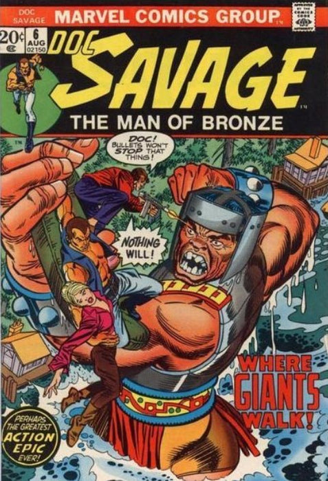 Doc Savage #6 (1973) FN 7  - Comic