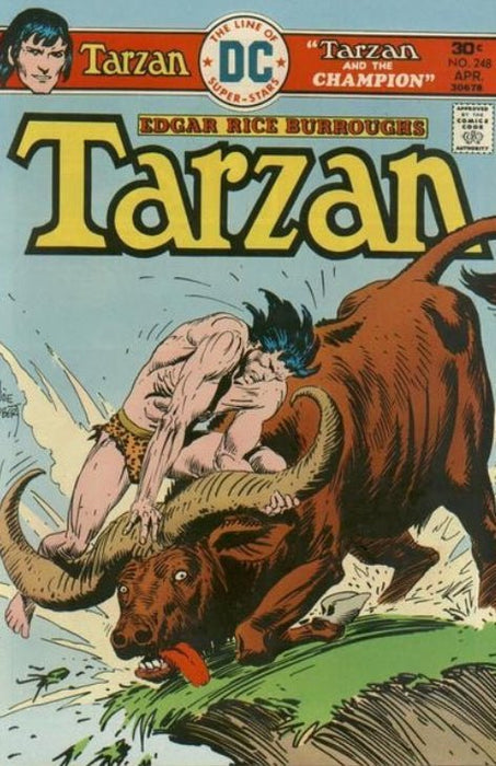 Edgar Rice Burroughs' Tarzan #248 (1976) VF- 7.5  - Comic