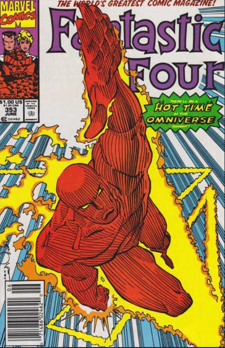 Fantastic Four #353 Newsstand Edition (1991) Near Mint 9  - Comic