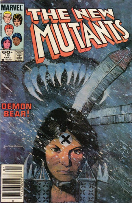 The New Mutants #18 Newsstand Edition (1984) NM- 9.2  - Comic