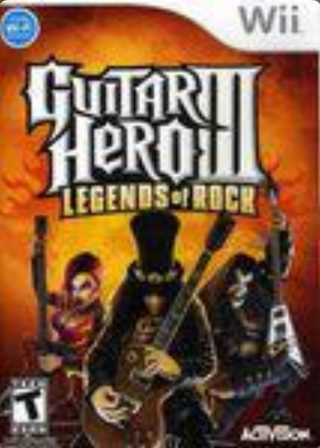 Guitar Hero III Legends Of Rock - Disc Only - Nintendo Wii