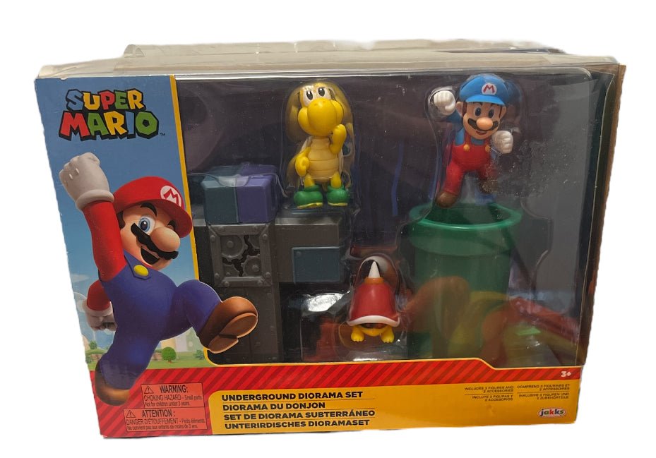 Super Mario Underground Diorama Set - New - Toys