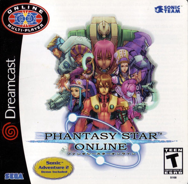 Phantasy Star Online - Complete In Box - Sega Dreamcast