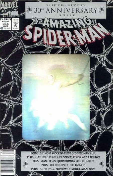 The Amazing Spider-Man #365 Newsstand Edition (1992) FN+ 6.5  - Comic