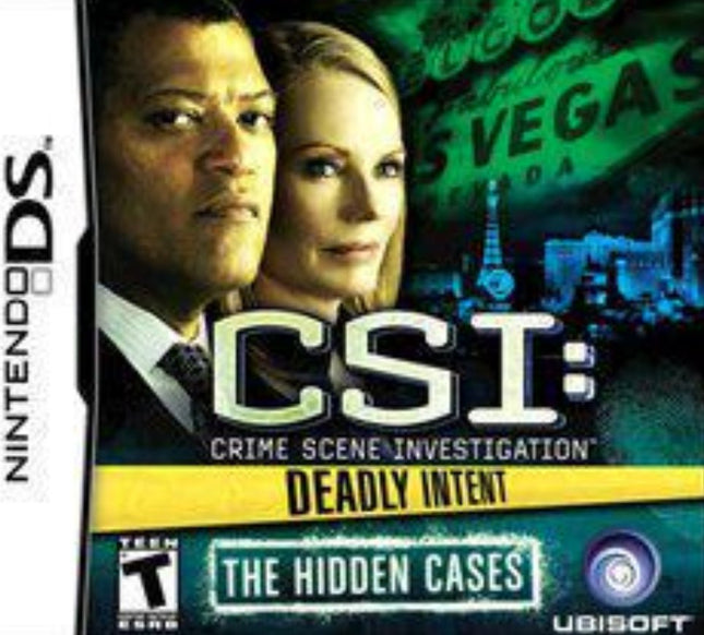 CSI: Crime Scene Investigation: Deadly Intent Hidden Cases - Cart Only - Nintendo DS