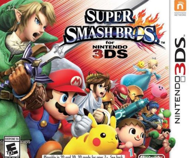 Super Smash Bros 3ds - Complete In Box - Nintendo 3DS