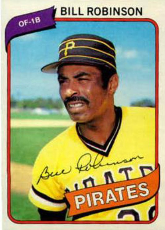 1980 Topps: Bill Robinson #264 - Pittsburgh Pirates - Baseball Singles