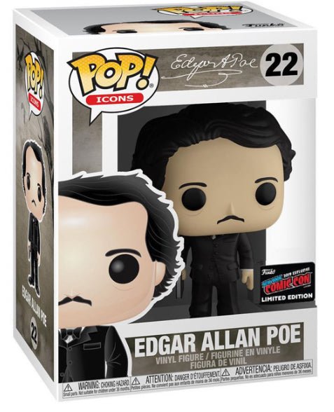 Edgar Allan Poe #22 (2019 Fall Convention Exclusive) - With Box - Funko Pop