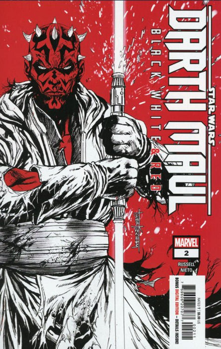 Star Wars: Darth Maul - Black, White & Red #2 (2024) NM 9.8  - Comic