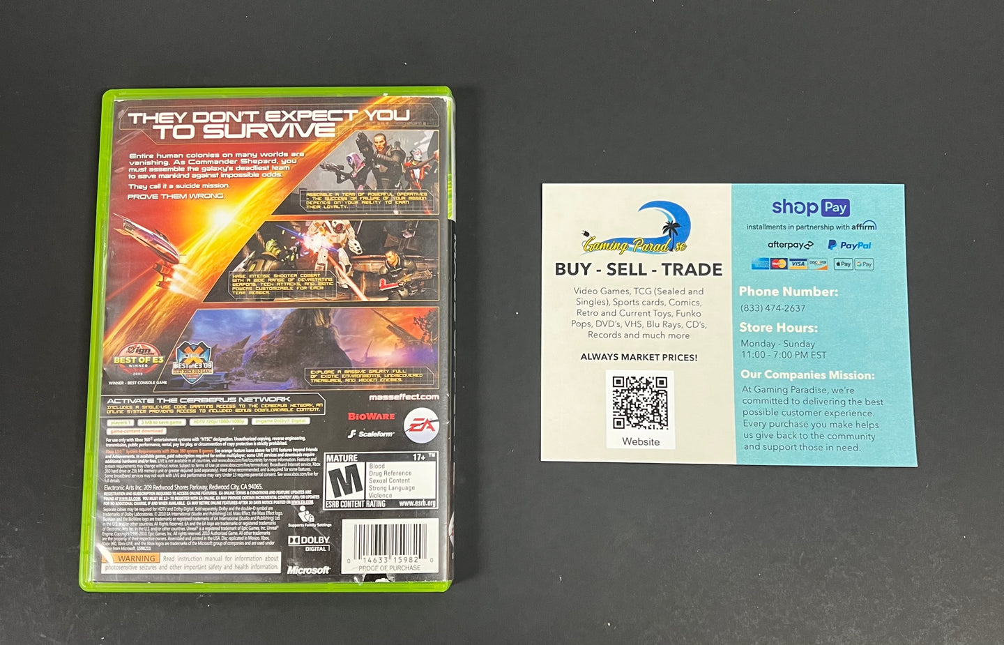 Mass Effect 2 Xbox 360 CL 11