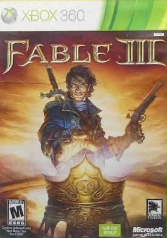 Fable III (Not For Resale) - Box And Disc Only - Xbox 360