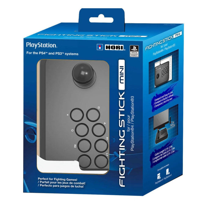 HORI Fighting Stick Mini 4 Controller (Playstation 3, Playstation 4) - Pre-Owned