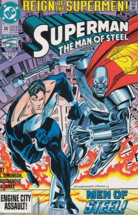 Superman: The Man of Steel #26 Direct Edition (1993) NM 9.4  - Comic