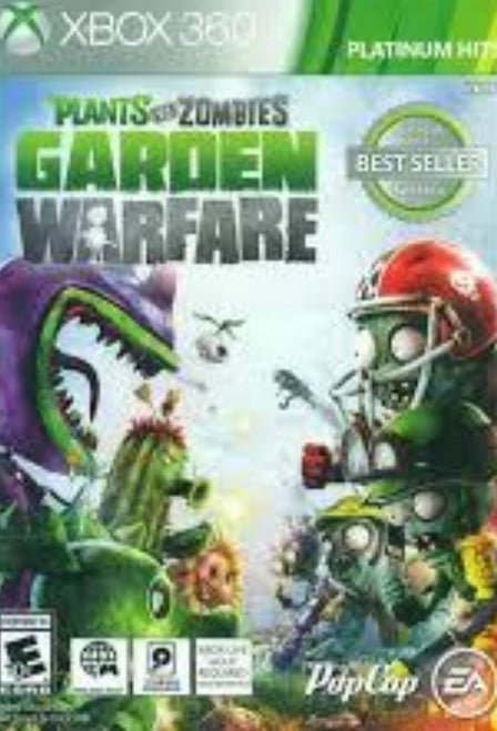 Plants VS. Zombie’s: Garden Warfare (Platinum Hits) - Game And Case - Xbox 360