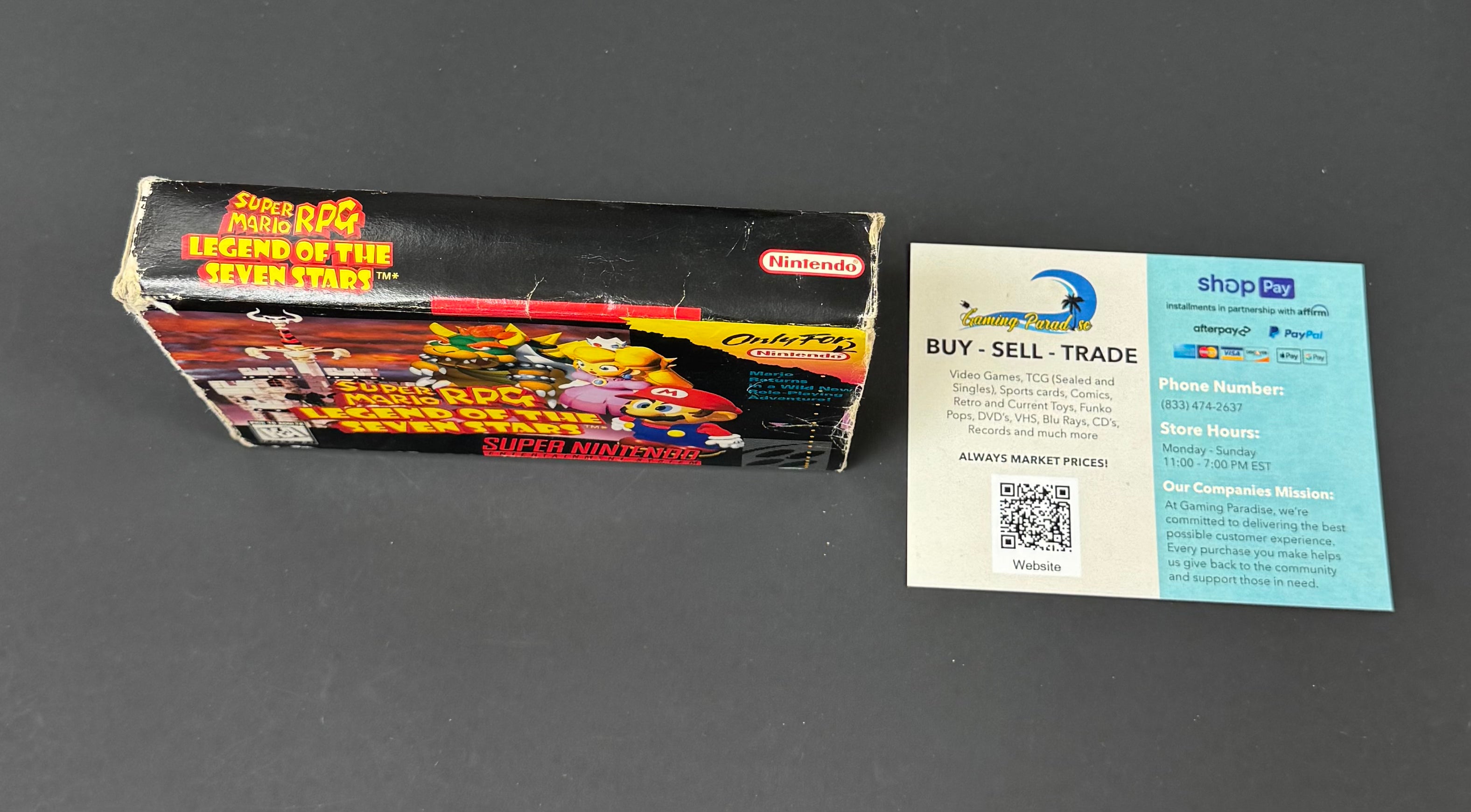Super Mario RPG Super Nintendo CL 02