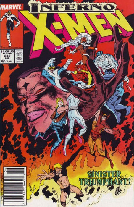 The Uncanny X-Men #243 Newsstand Edition (1989)  NM- 9.2  - Comic