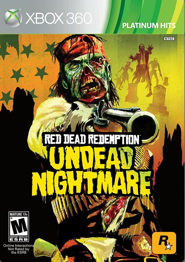 Red Dead Redemption Undead Nightmare (Platnium Hits) - Complete In Box- Xbox 360