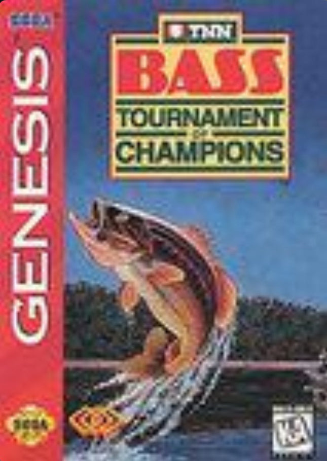 TNN Bass Tournament Of Champions - Complete In Box - Sega Genesis