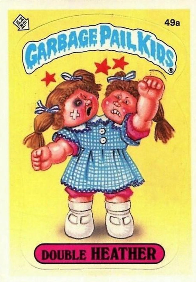Double HEATHER #49a 1985 - Garbage Pail Kids Singles