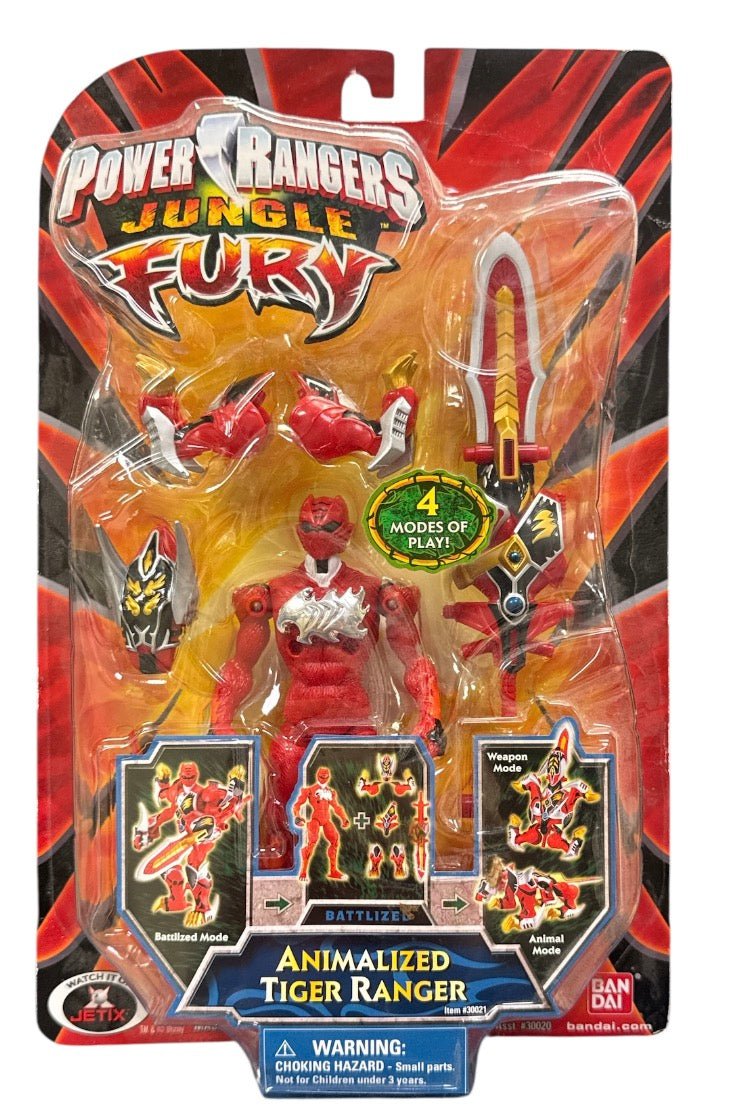 Power Rangers Jungle Fury Animalized Tiger Ranger (2007) (New)
