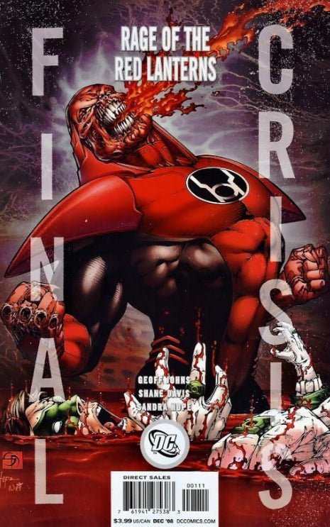 Final Crisis: Rage Of The Red Lanterns Variant Cover (2008) - Comics