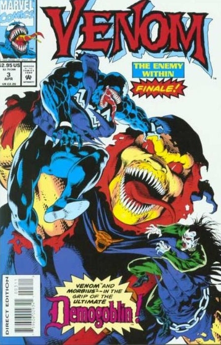 Venom: The Enemy Within #3 Direct Edition (1994) NM 9.8  - Comic