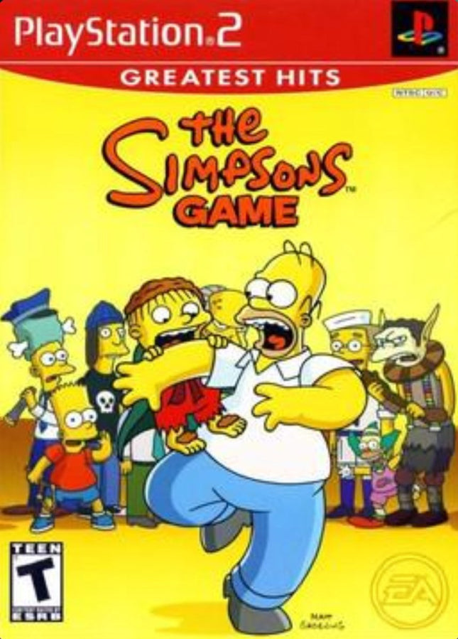 The Simpsons Game (Greatest Hits) - Complete In Box - PlayStation 2