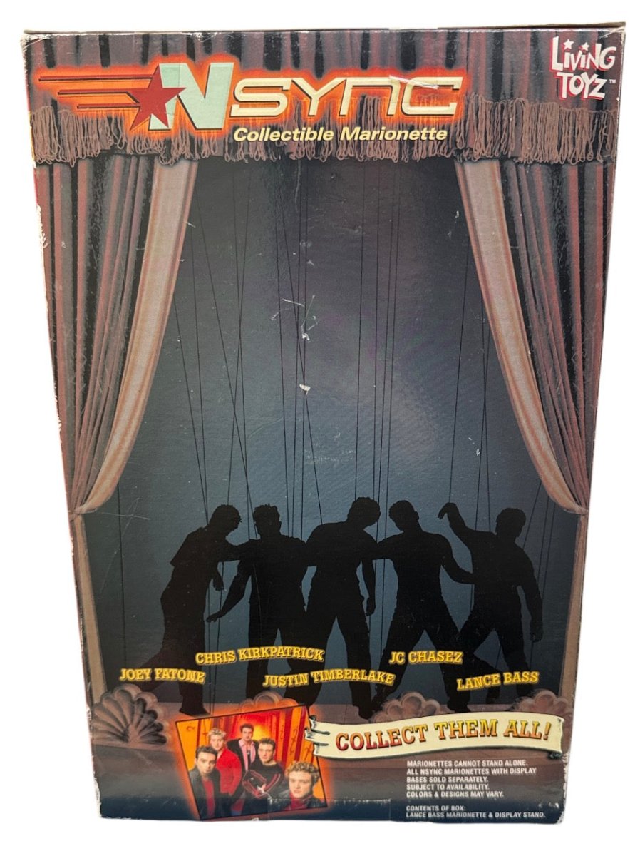 NSYNC Collectible Marionette Lance Bass (2000) (New) (Damaged)