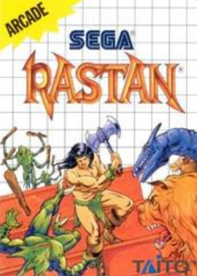 Rastan - Box And Cart - Sega Master System