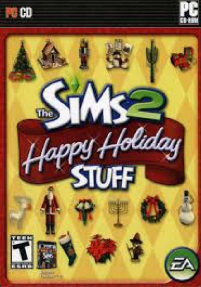 The Sims 2 Happy Holiday Stuff - Complete In Box - PC Game