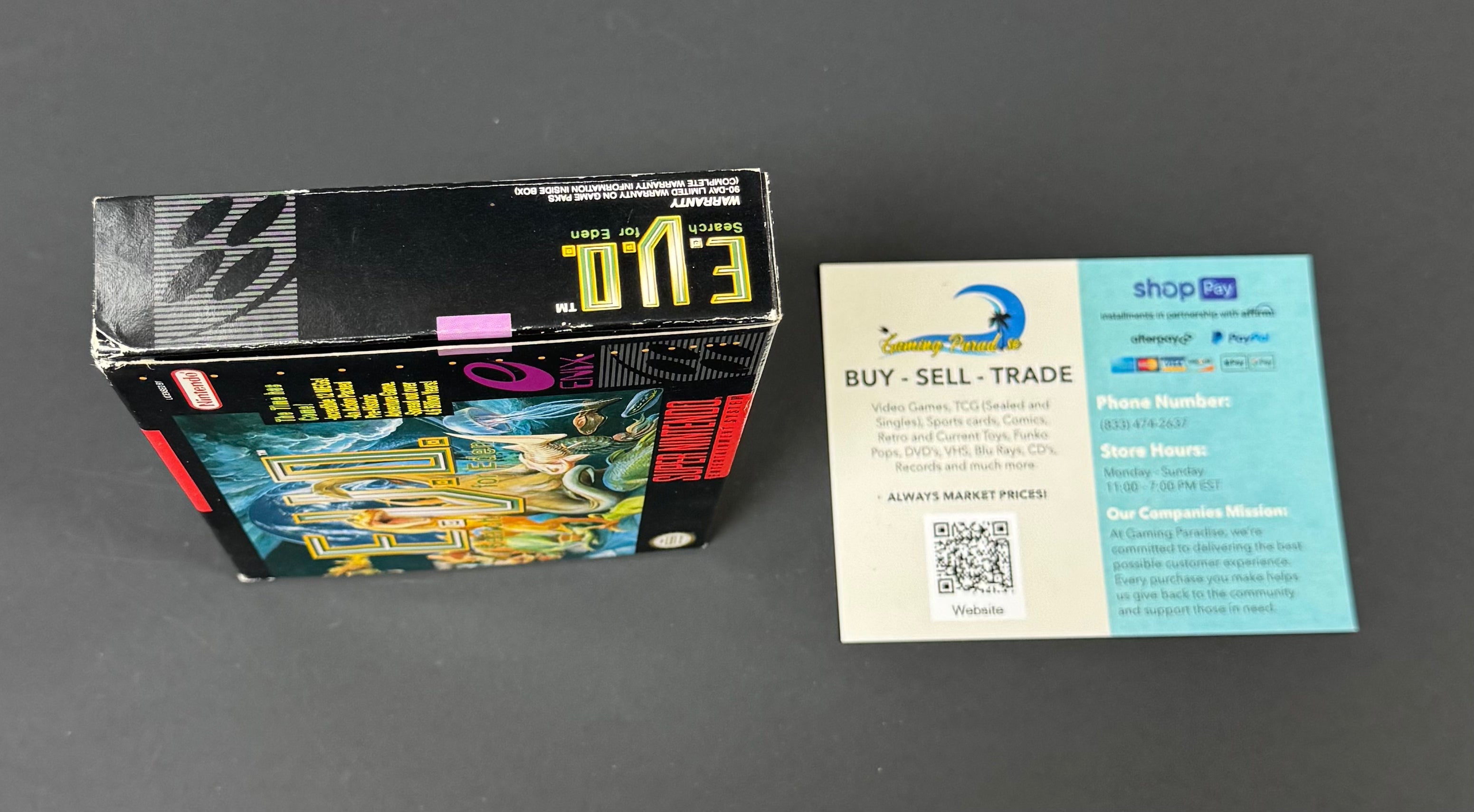 EVO the Search for Eden Super Nintendo CL 01