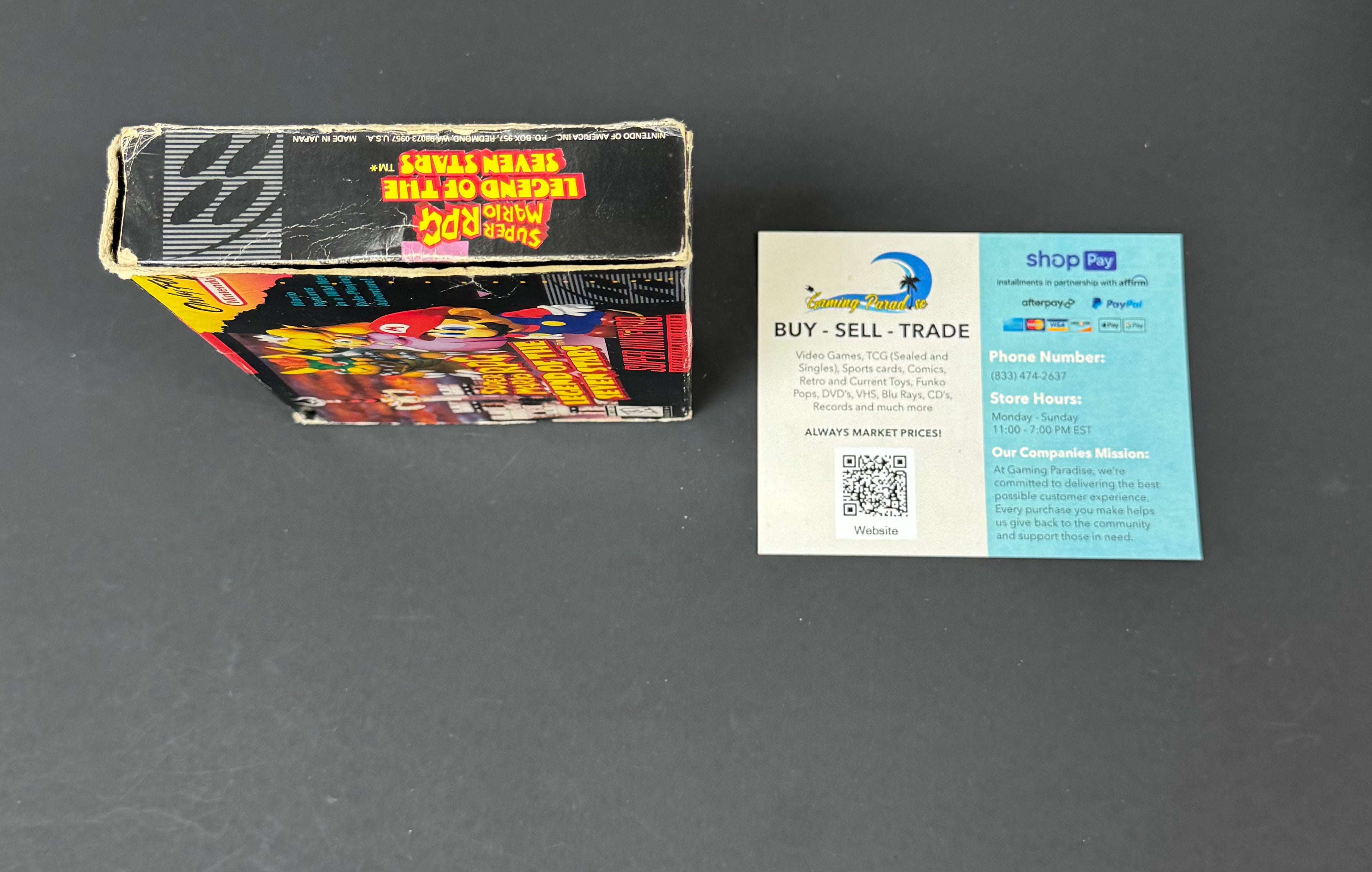 Super Mario RPG Super Nintendo CL 02