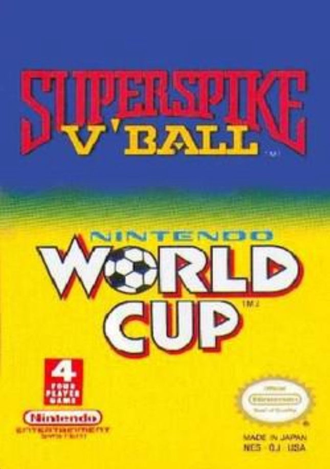 Super Spike Volleyball And World Cup Soccer - Cart Only - NES