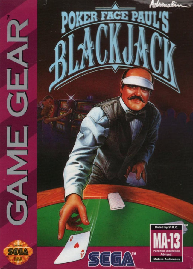 Poker Face Paul’s Blackjack - Cart Only - Sega Game Gear