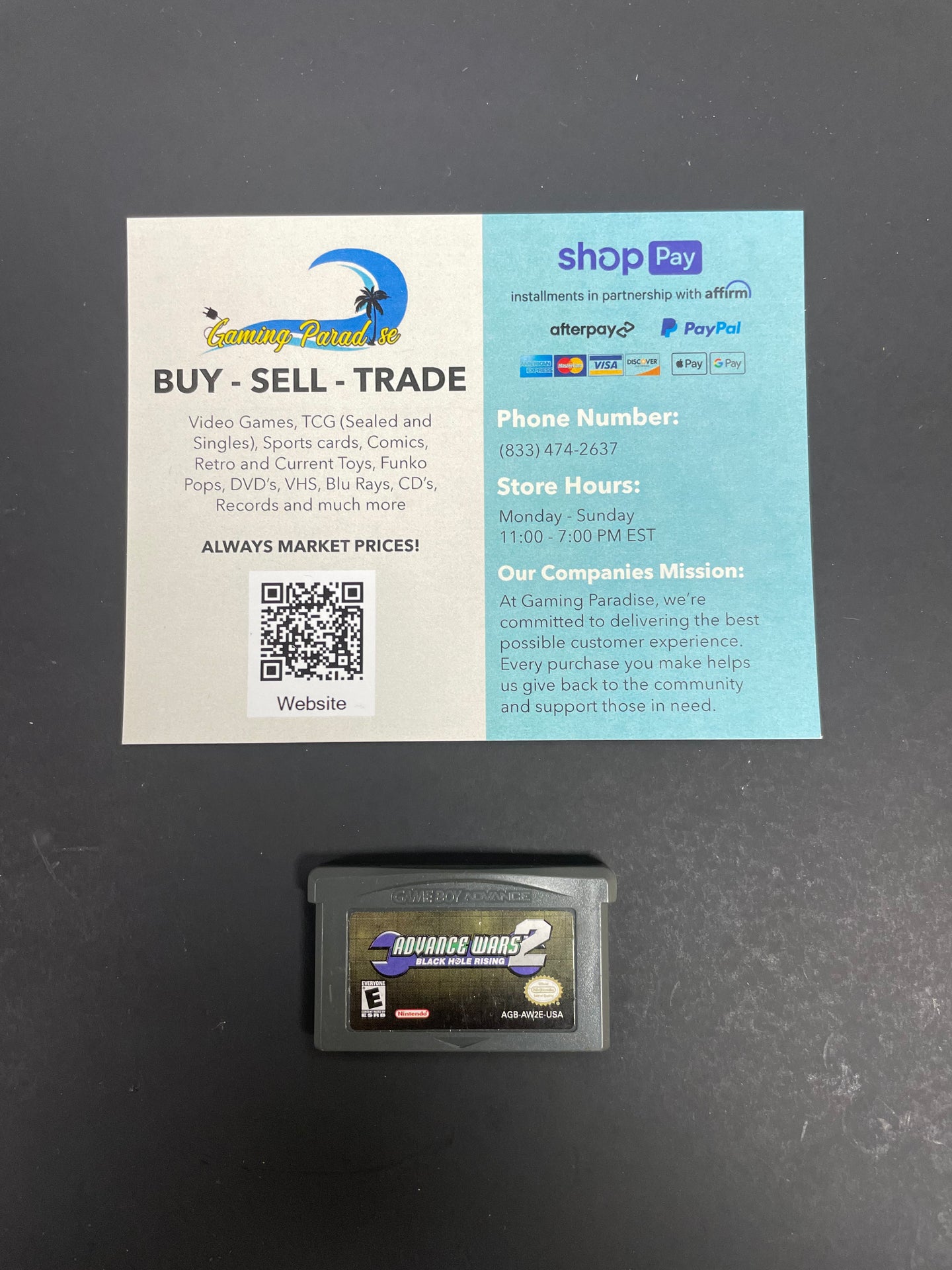 Advance Wars 2 GameBoy Advance CL 01