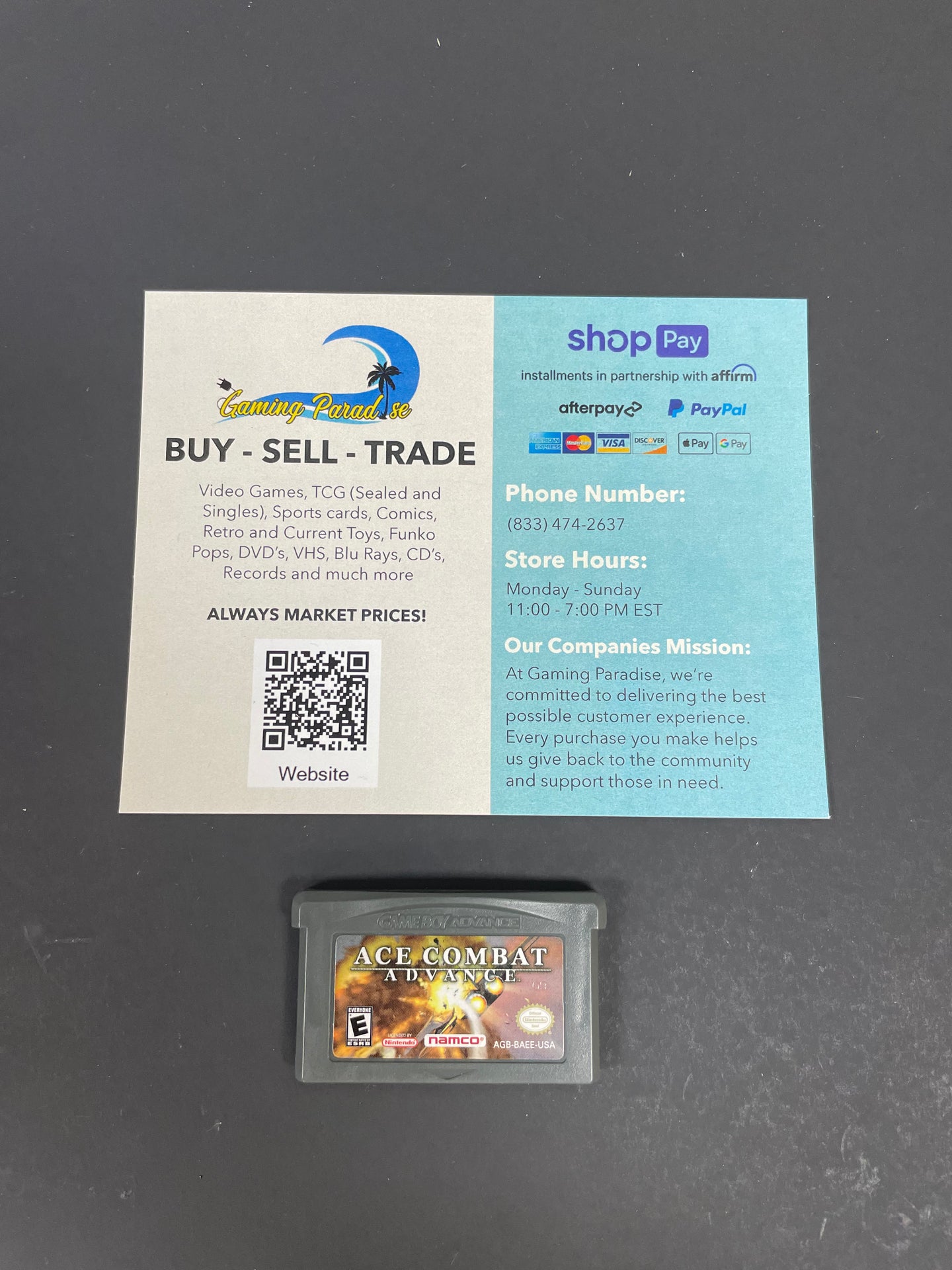 Ace Combat Advance GameBoy Advance CL 02