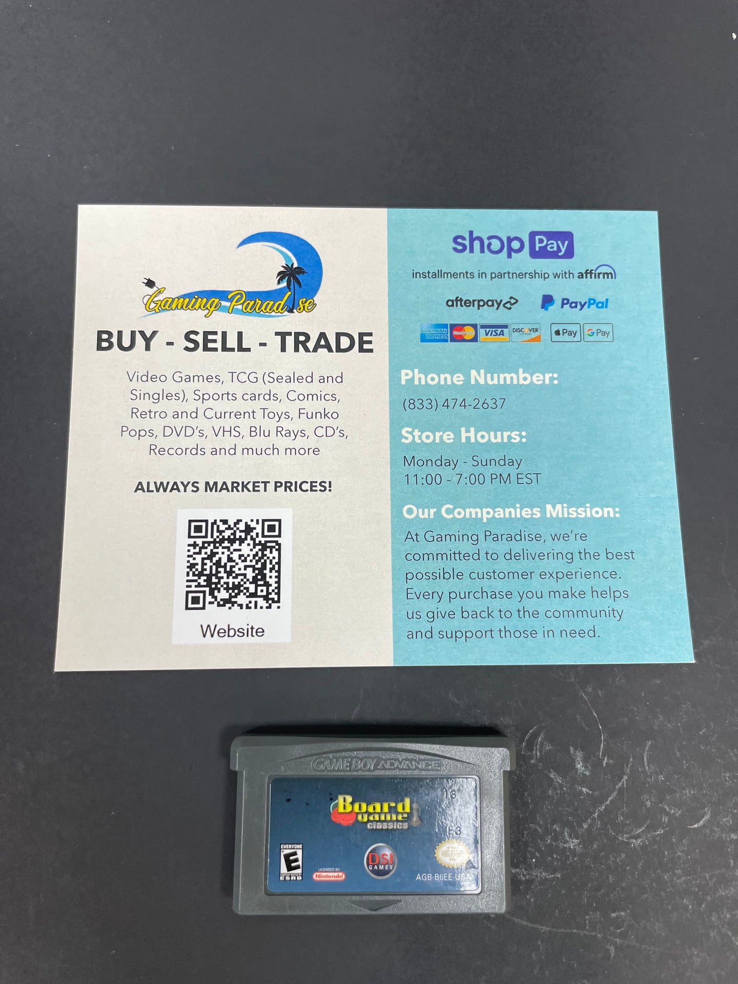 Board Game Classics GameBoy Advance CL 03