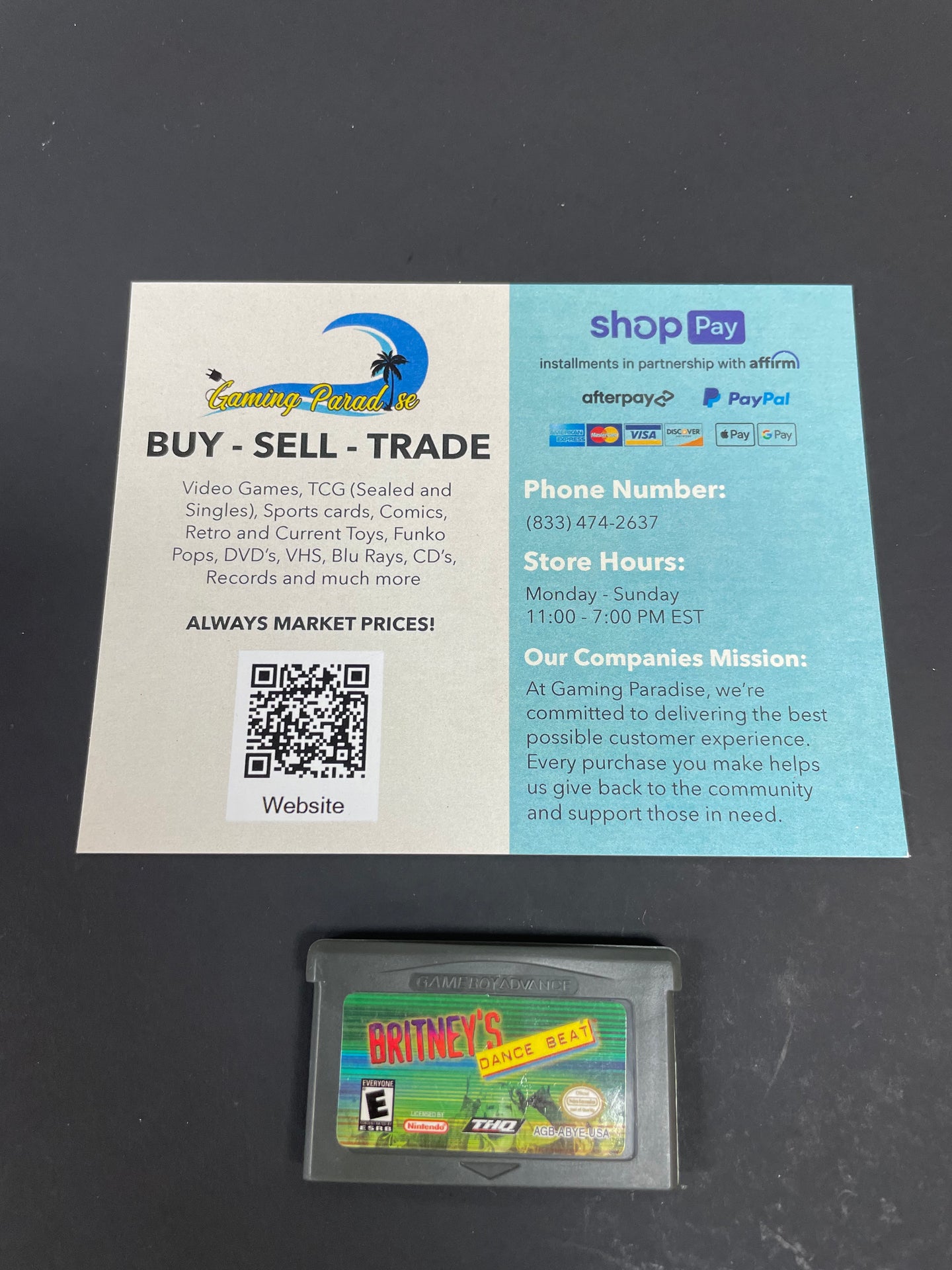 Britney’s Dance Beat GameBoy Advance CL 02