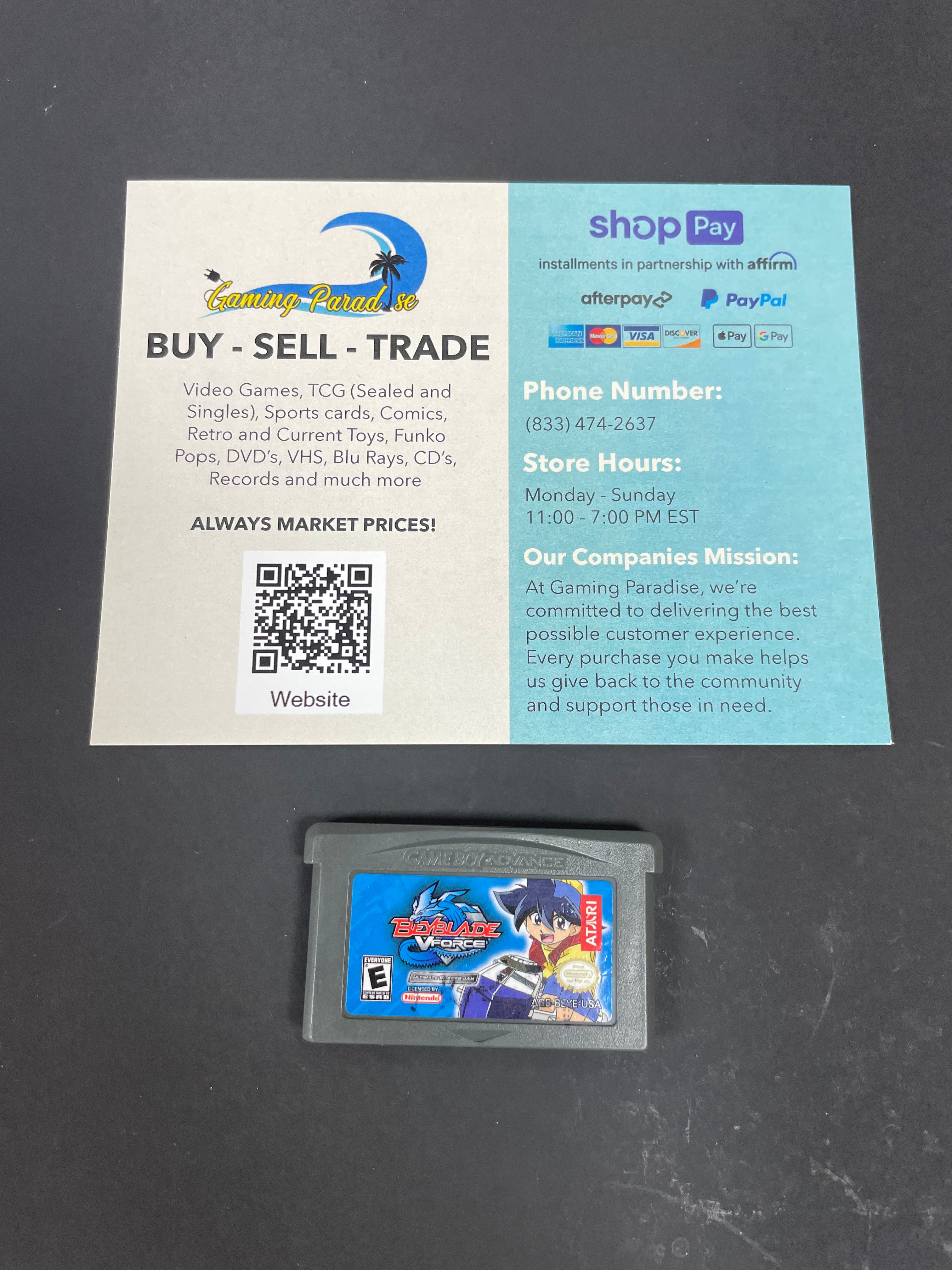 Beyblade V Force GameBoy Advance CL 01