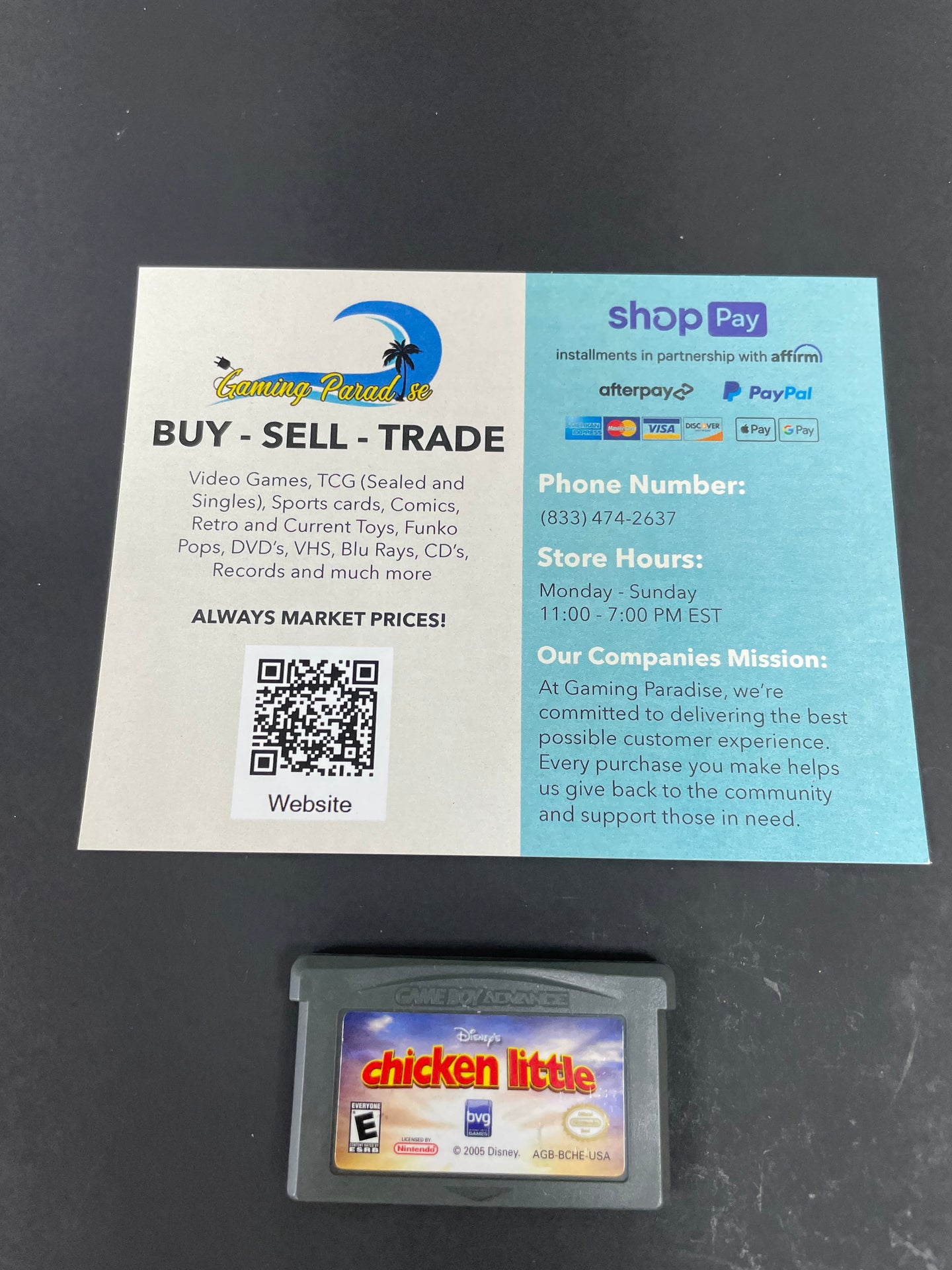 Chicken Little GameBoy Advance CL 03